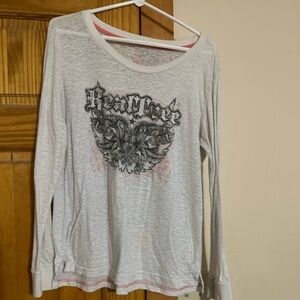 Realtree White Long Sleeve Tee